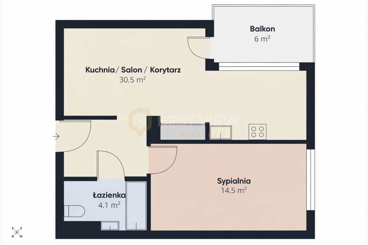 Mieszkanie 2-pokojowe Ząbki, ul. Calineczki. Zdjęcie 9