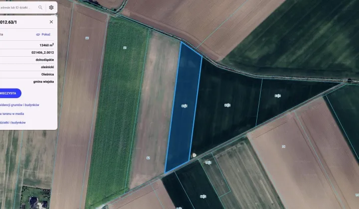 Działka rolna Ligota Wielka