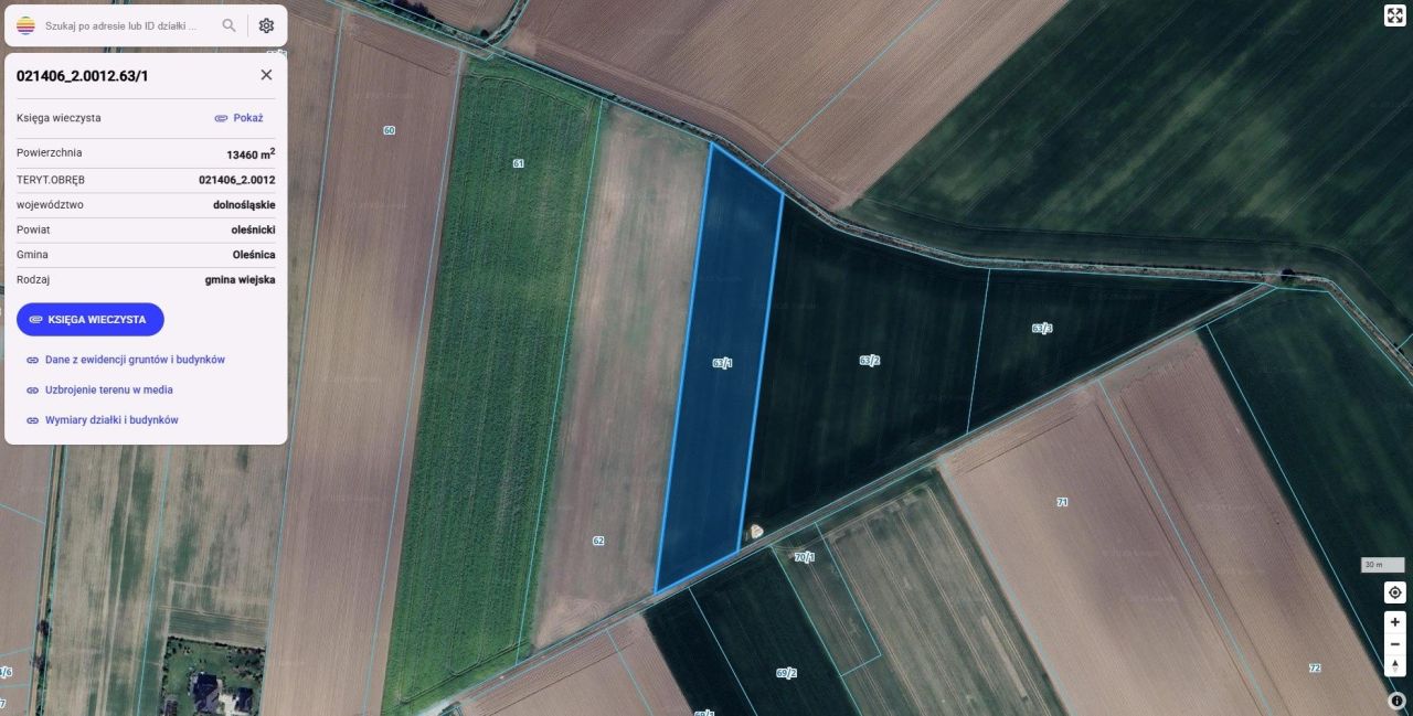 Działka rolna Ligota Wielka