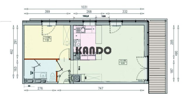 Mieszkanie 2-pokojowe Wrocław Śródmieście. Zdjęcie 12