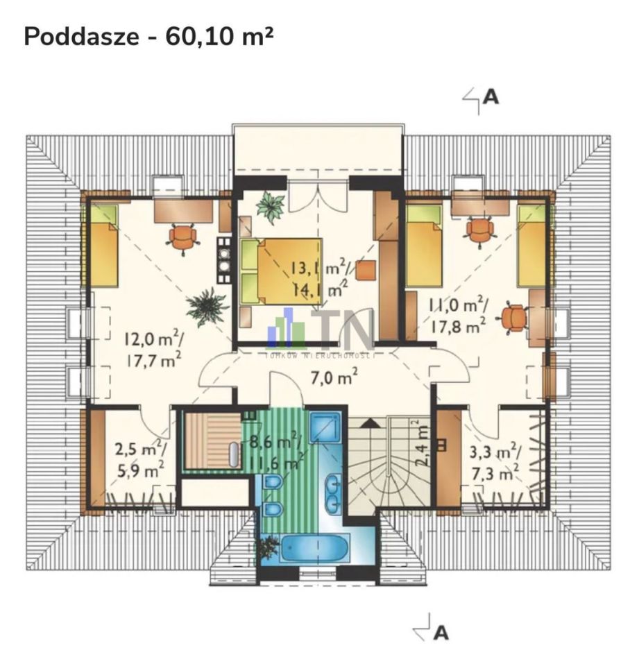 dom wolnostojący, 5 pokoi Nadolice Wielkie. Zdjęcie 14