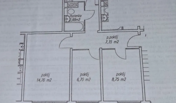 Mieszkanie 3-pokojowe Bydgoszcz Kapuściska, ul. Bernarda Śliwińskiego