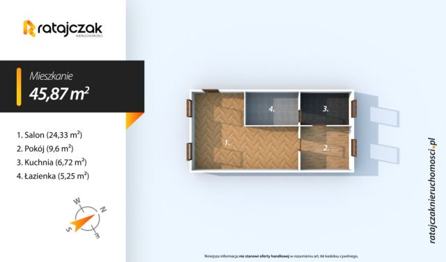 Mieszkanie 2-pokojowe Kniewo, ul. Aleja Lipowa. Zdjęcie 17