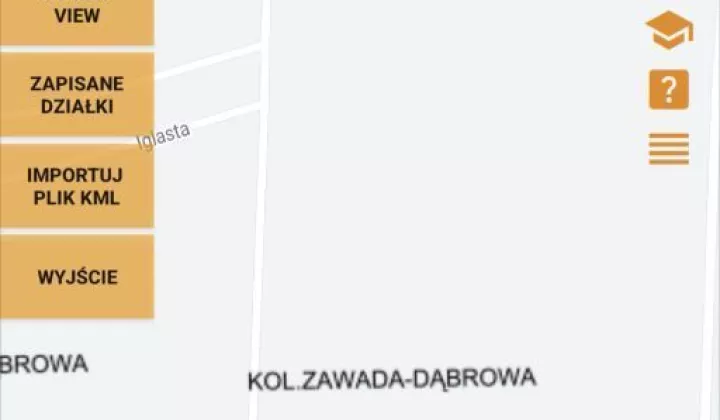 Działka budowlana Kolonia Zawada, ul. Główna