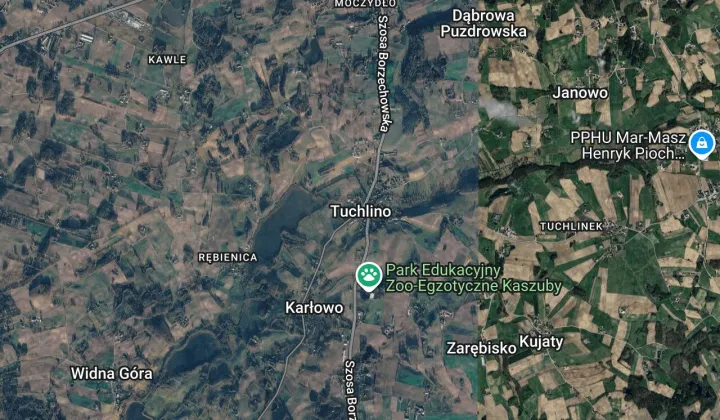 Działka budowlana Tuchlino