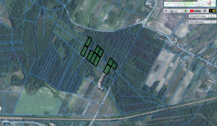 Działka rolna Zalesie Krasieńskie