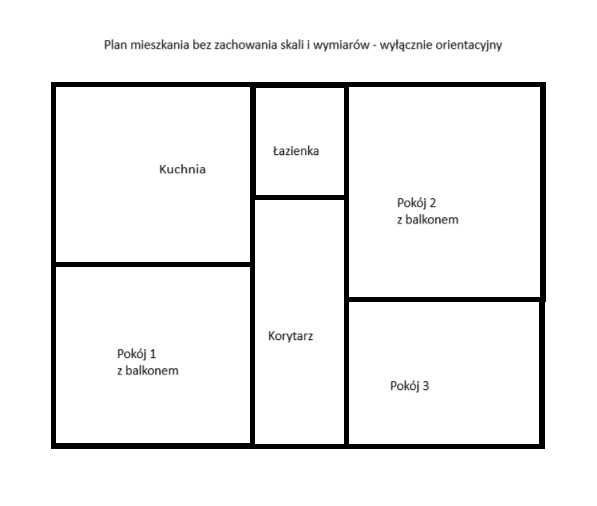 Mieszkanie 3-pokojowe Wielkie Lniska