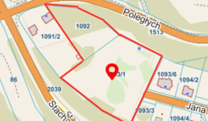 Działka inwestycyjna Nowogród, ul. Jana Pawła II