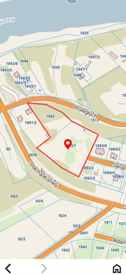 Działka inwestycyjna Nowogród, ul. Jana Pawła II