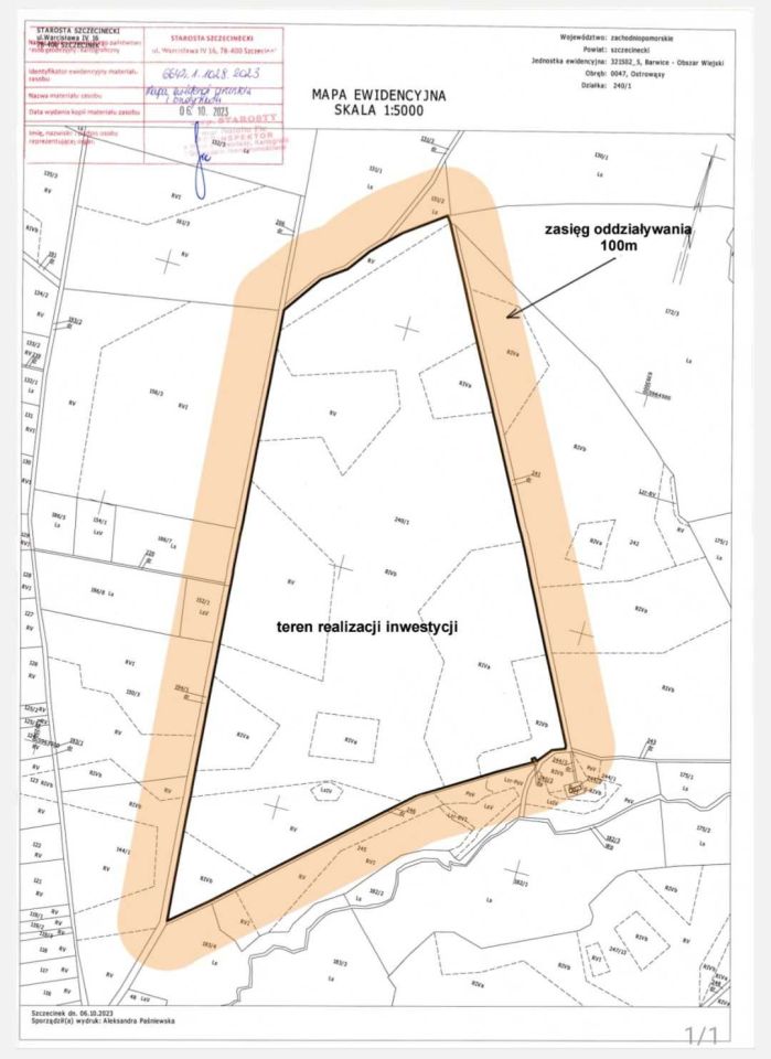 Działka rolno-budowlana Ostrowąsy. Zdjęcie 3
