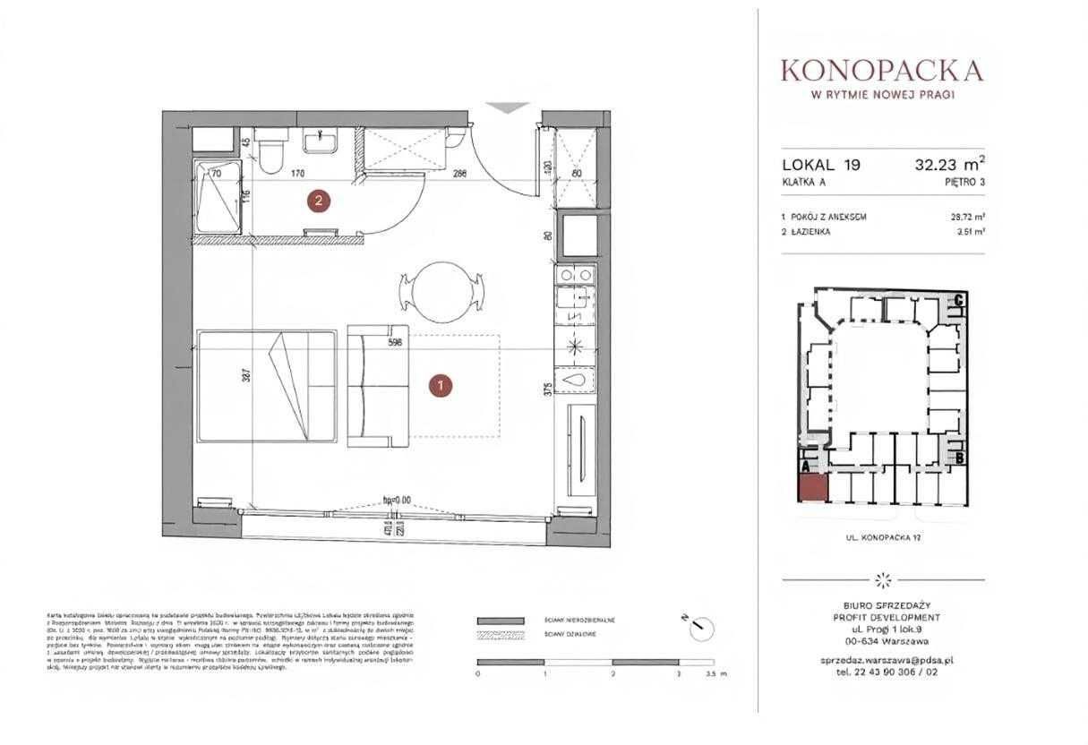 Mieszkanie 1-pokojowe Warszawa Praga-Północ, ul. Konopacka. Zdjęcie 2