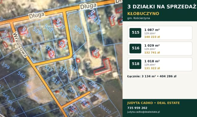 Działka budowlana Kłobuczyno. Zdjęcie 1