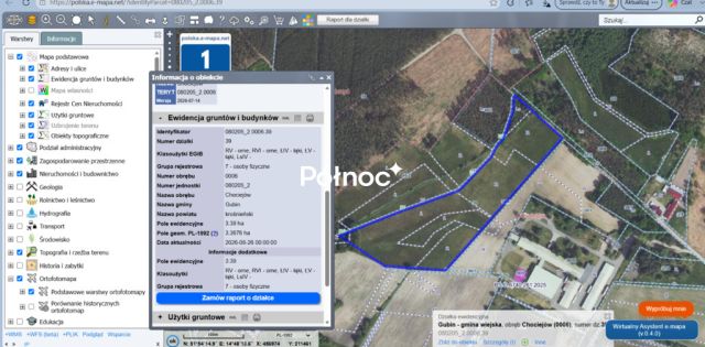 Działka inwestycyjna Chociejów. Zdjęcie 3
