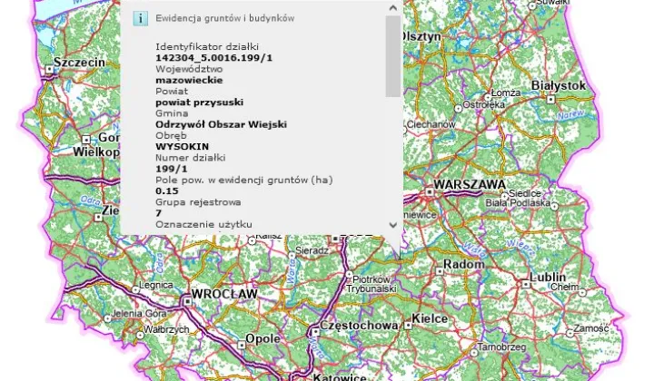 Działka inna Wysokin