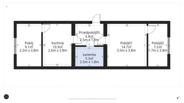 Mieszkanie 2-pokojowe Łódź Kurak, ul. Karpacka. Zdjęcie 16