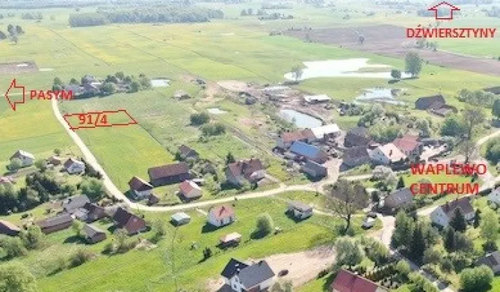 Działka budowlana Waplewo