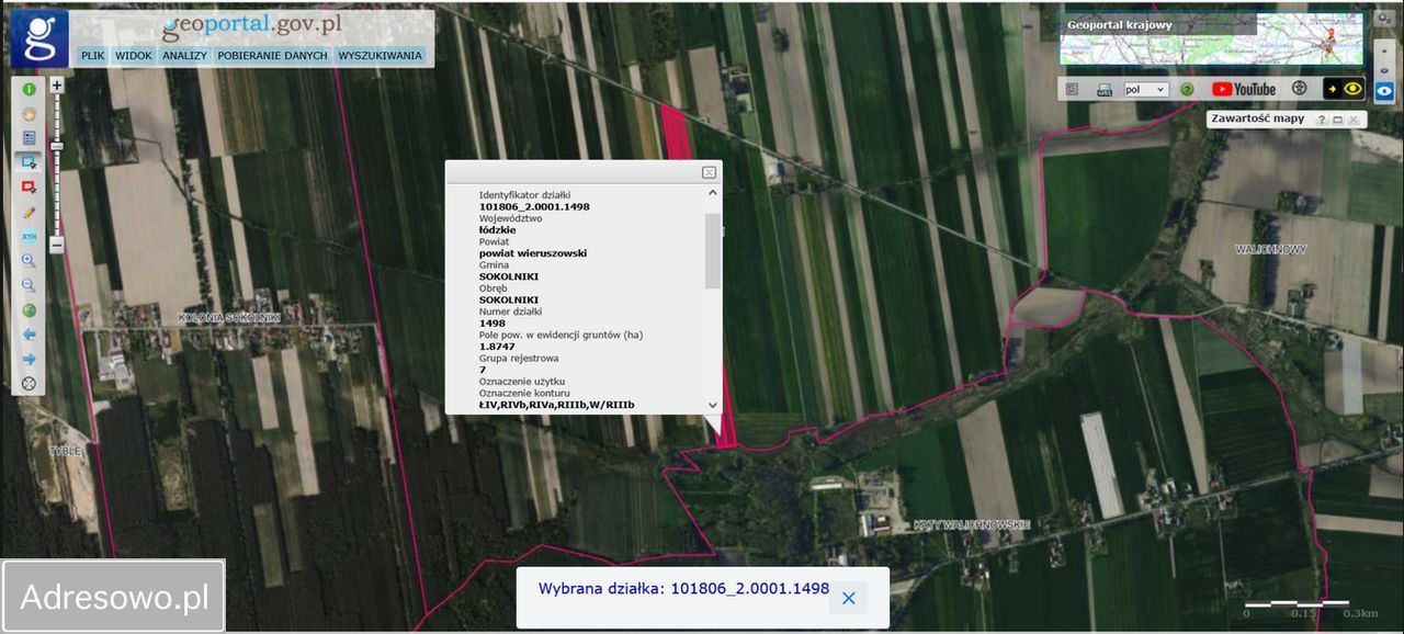 Działka inwestycyjna Sokolniki. Zdjęcie 2