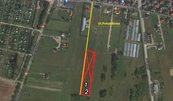 Działka budowlana Bielsk Podlaski Studziwody, ul. Południowa