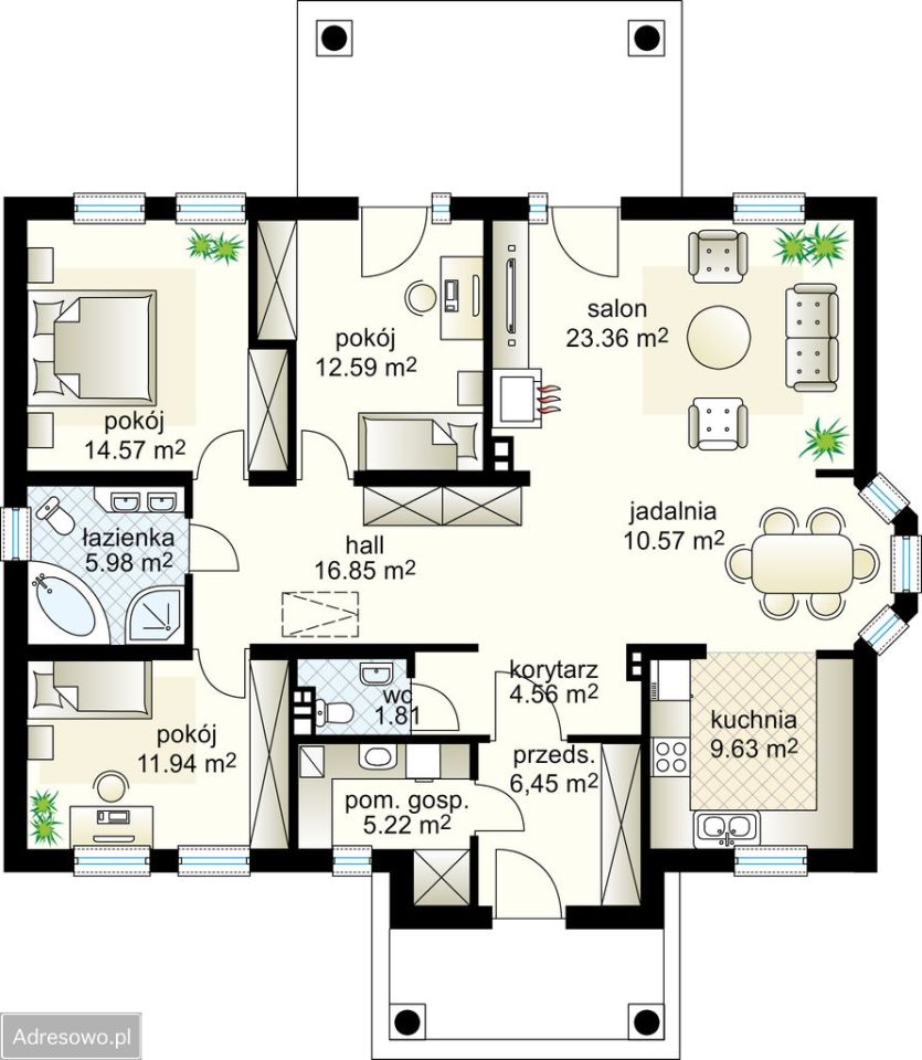 dom wolnostojący, 3 pokoje Krasne. Zdjęcie 20