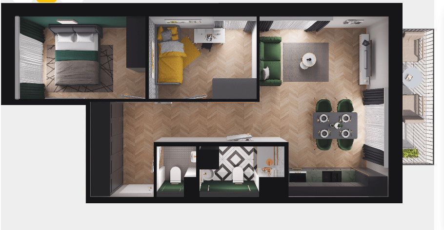 Mieszkanie 3-pokojowe Warszawa Białołęka, ul. Pawła Włodkowica. Zdjęcie 6