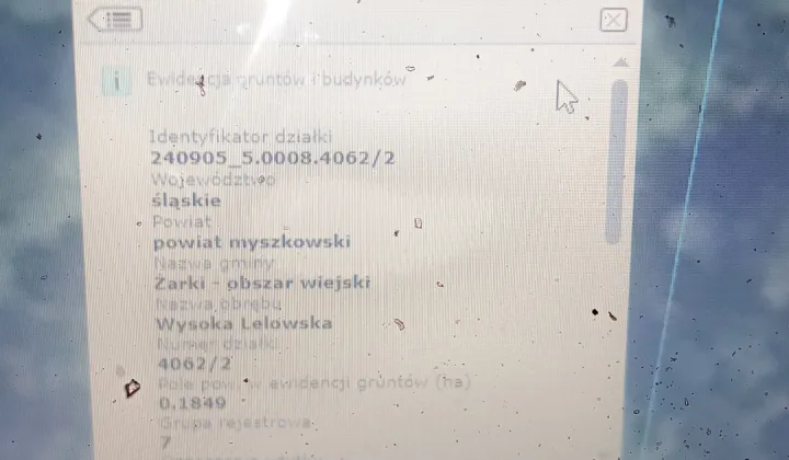 Działka leśna Ostrów, Bra