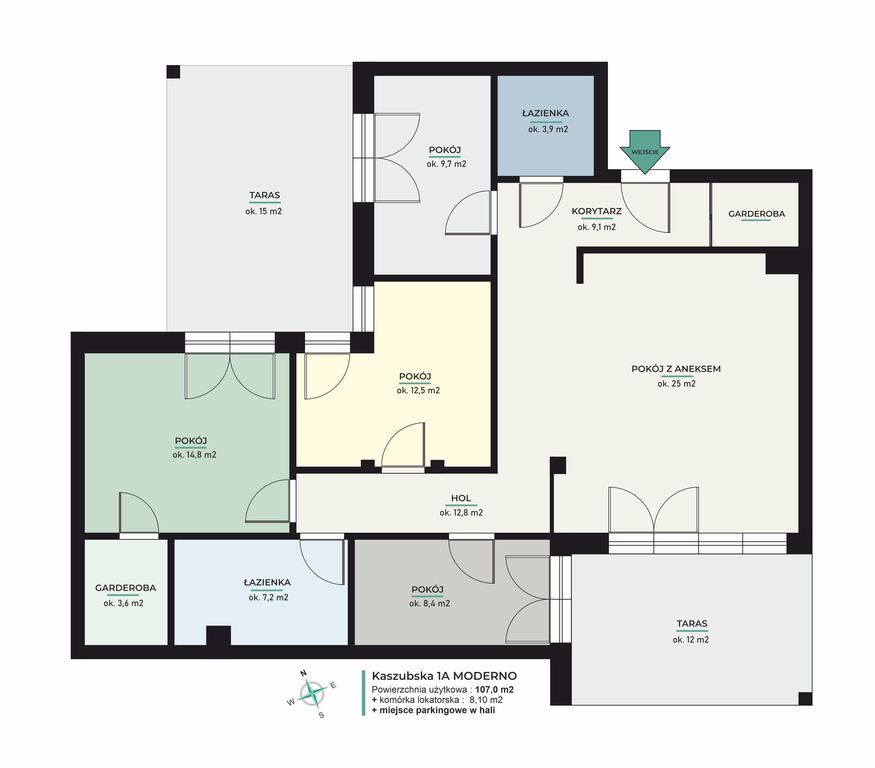 Mieszkanie 5-pokojowe Szczecinek, ul. Kaszubska. Zdjęcie 21