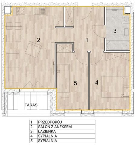 Mieszkanie 3-pokojowe Wrocław Maślice, ul. Maślicka. Zdjęcie 20