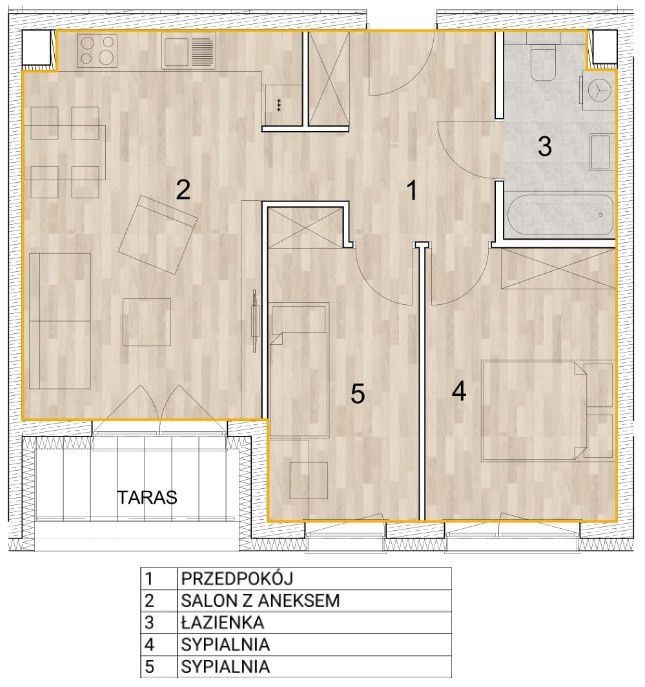 Mieszkanie 3-pokojowe Wrocław Maślice, ul. Maślicka. Zdjęcie 20