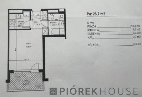 Mieszkanie 1-pokojowe Warszawa Białołęka, ul. Marcina z Wrocimowic. Zdjęcie 17