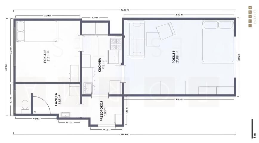 Mieszkanie 2-pokojowe Bytom Karb, ul. ks. Jerzego Popiełuszki. Zdjęcie 12