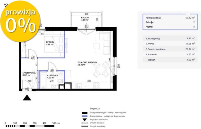 Mieszkanie 2-pokojowe Wrocław Południe. Zdjęcie 8