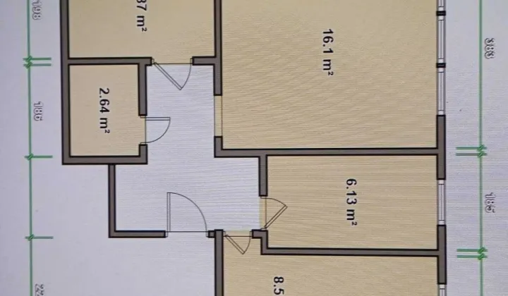 Mieszkanie 3-pokojowe Wyszków, ul. Stefana Okrzei