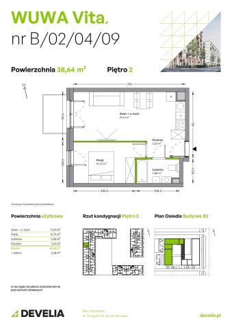 Mieszkanie 2-pokojowe Wrocław Żerniki, ul. Tadeusza Brzozy. Zdjęcie 6