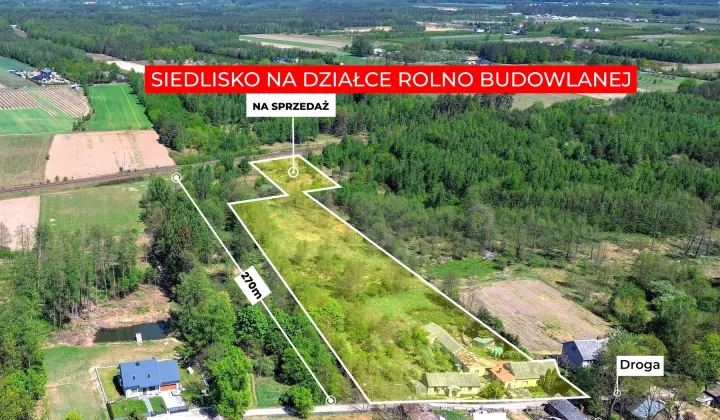 Działka rolno-budowlana Suchostruga