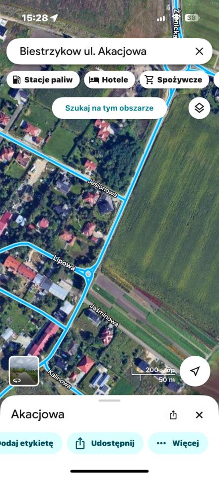 Działka budowlana Biestrzyków, ul. Akacjowa. Zdjęcie 5