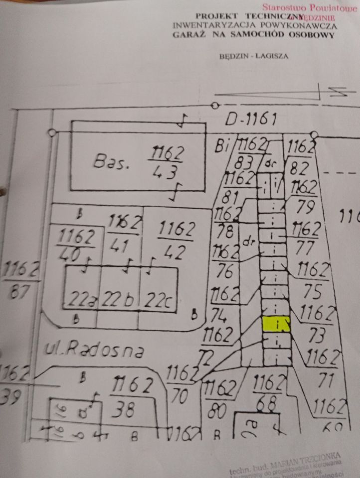 Garaż/miejsce parkingowe Będzin Łagisza, ul. Radosna. Zdjęcie 2