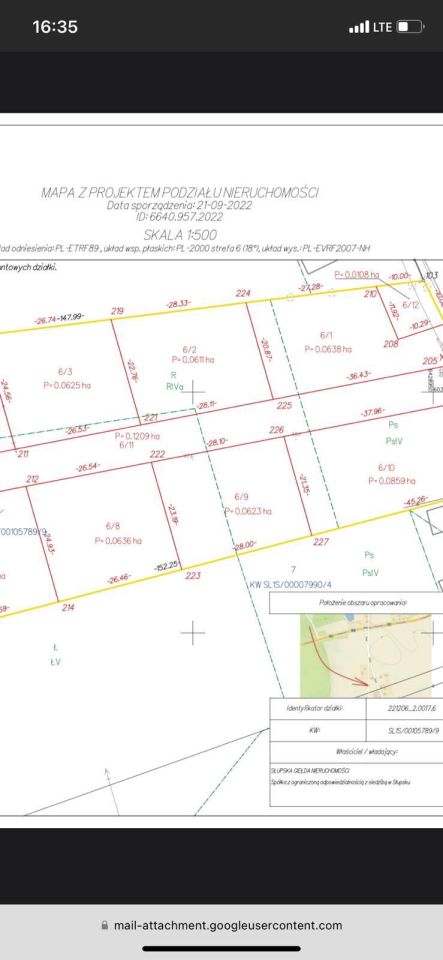 Działka budowlana Reblino. Zdjęcie 3
