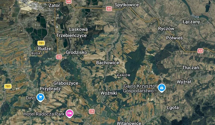 Działka siedliskowa Bachowice, ul. ks. Gołby