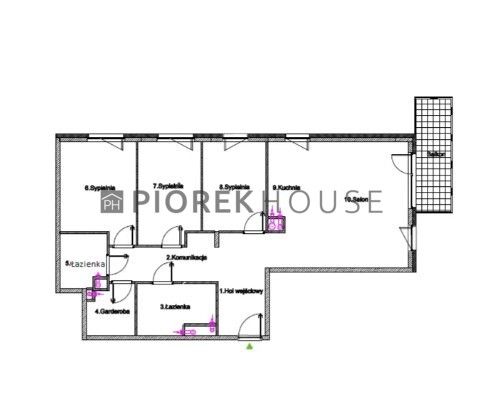 Mieszkanie 4-pokojowe Warszawa Praga-Południe. Zdjęcie 3
