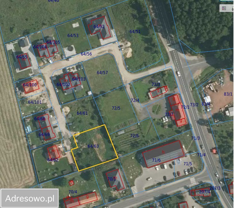 Działka budowlana Osiek, ul. Śląska. Zdjęcie 1