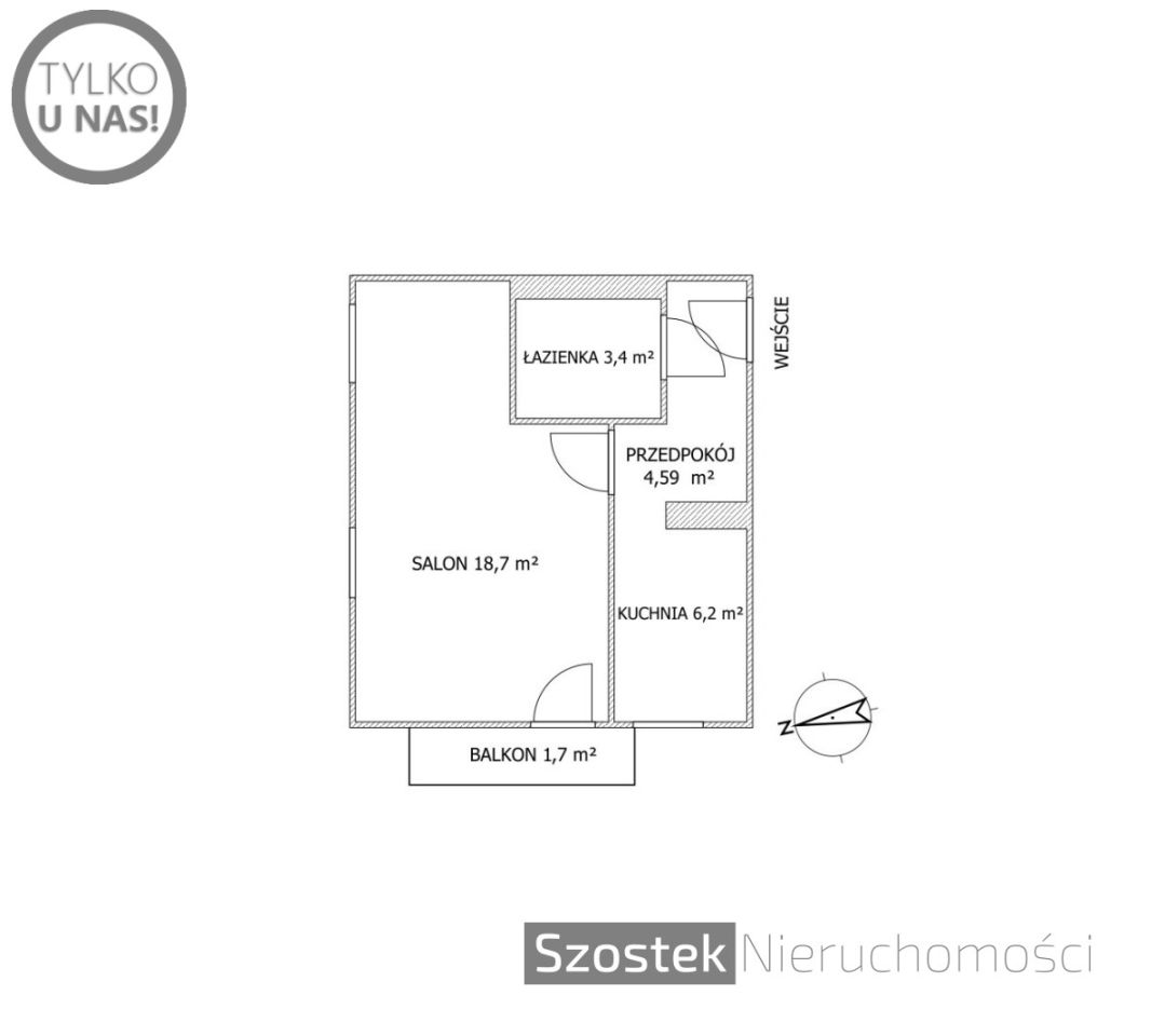 Mieszkanie 1-pokojowe Kraków Łobzów, ul. Mazowiecka. Zdjęcie 17