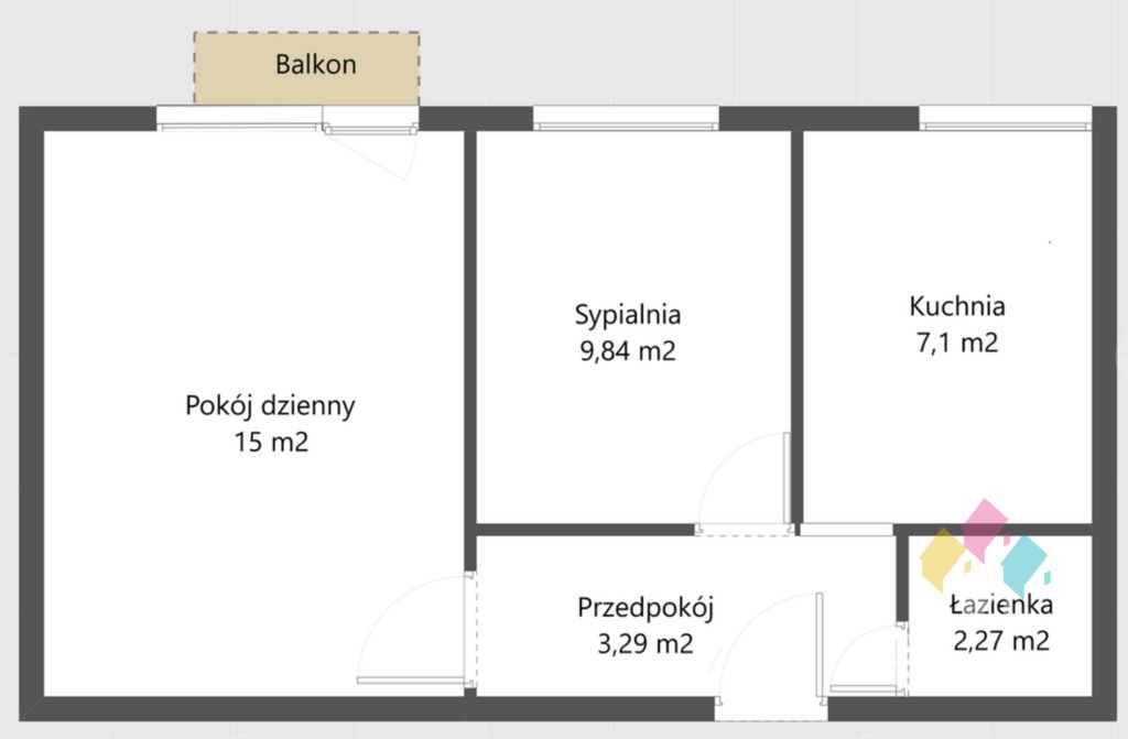 Mieszkanie 2-pokojowe Olsztyn, ul. Smętka. Zdjęcie 6