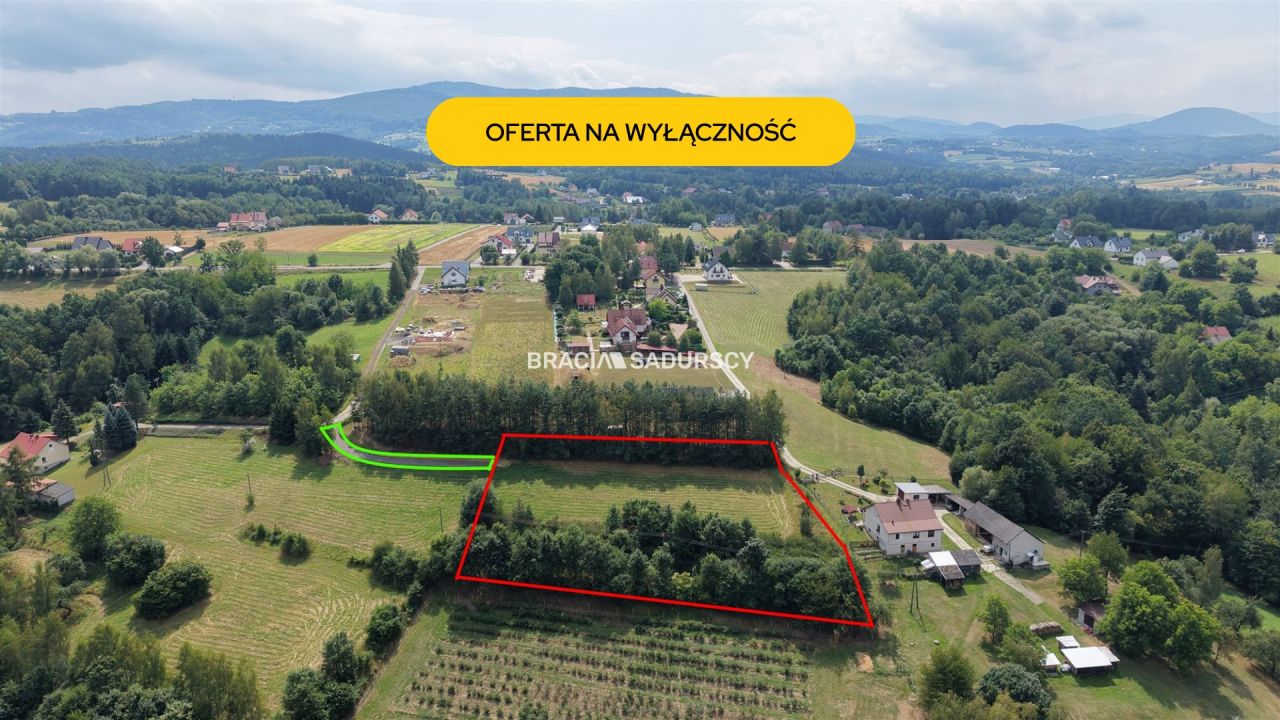 Działka budowlana Łąkta Górna. Zdjęcie 1