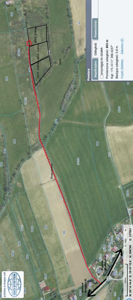 Działka Wilkanów. Zdjęcie 3