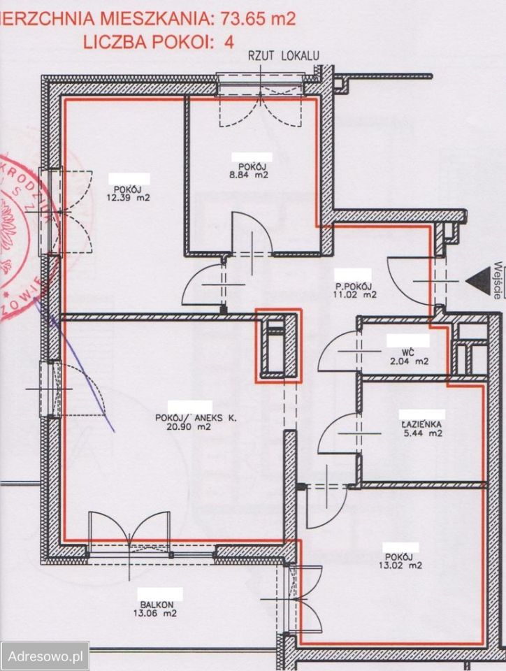 Mieszkanie 4-pokojowe Rzeszów Śródmieście, ul. Lubelska. Zdjęcie 18