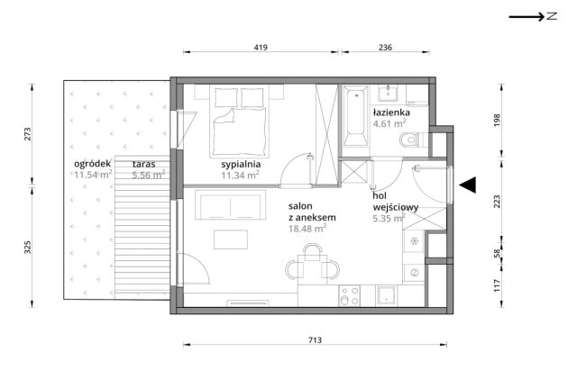 Mieszkanie 2-pokojowe Warszawa Praga-Południe, ul. Podskarbińska. Zdjęcie 7