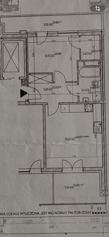 Mieszkanie 2-pokojowe Bydgoszcz Glinki. Zdjęcie 6