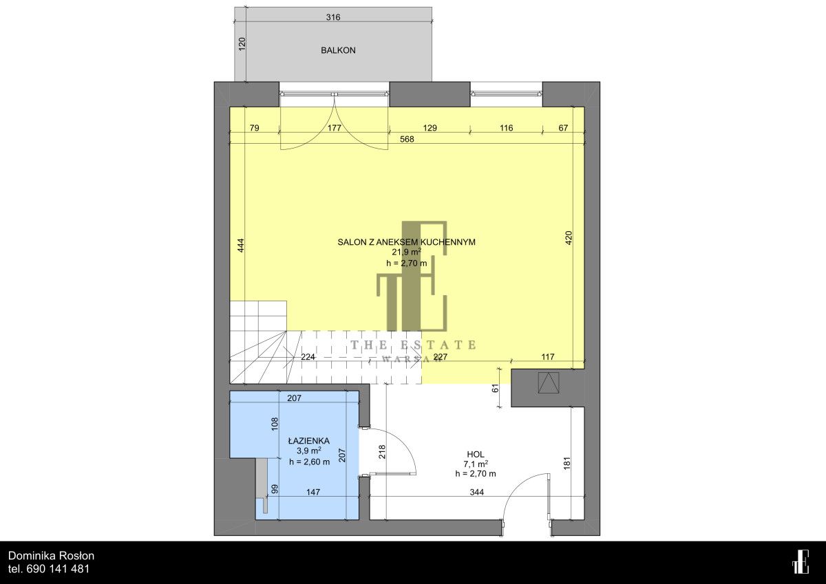 Mieszkanie 3-pokojowe Warszawa Białołęka, ul. Modlińska. Zdjęcie 14