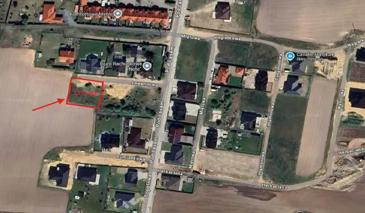 Działka budowlana Chojęcin-Szum, ul. Lawendowa