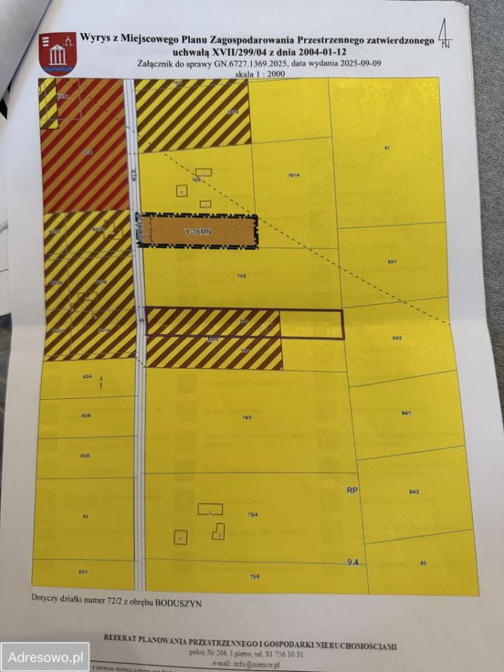 Działka rolno-budowlana Boduszyn. Zdjęcie 8